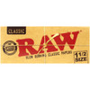 RAW Classic 1 1/2 Rolling Paper