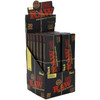 RAW Black 1 1/4 pre-rolled cones 20-pack open display.