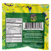 Trippy Double Stacked Bitez Mushies mushroom gummies in Berry Punch and Lemon Lime flavors with colorful collectible packaging lab tested nutrition facts