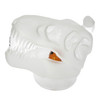 Hemper Jurassic Spark XL dinosaur bong 7 inch frosted glass water pipe amber circle perc branded bowl with hook and themed artwork box left side