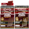 Hemper Sweet Flavor Mini Hemp Rolls – 4-Pack Glass Tipped Pre-Rolled Cones