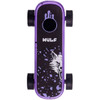 Purple  Wulf Mods Deck Skateboard 510 Thread Variable Voltage Vape Battery.