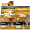 Hemper Honey Flavor Mini Hemp Rolls – 4-Pack Glass Tipped Pre-Rolled Cones