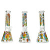 10" Smiley Flower Beaker Water Pipe