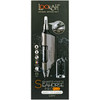 Lookah Seahorse Pro Plus electric nectar collector dab straw retail packaging showing gray device and quartz coil