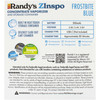 Back packaging of the Randy’s ZInspo Concealed 510 Cartridge Vaporizer with Stash Compartment – Frostbite Blue