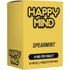 Sice box image of the Happy Mind Spearmint Microdose Mushroom Tablets – 10mg Per Tablet – 3 Tabs for sale lowest price online