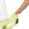 Finger manipulating the Puffco Peak Zest's joystick carb cap.