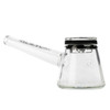 White Rhino EZ Clean Hand Pipe Glass Bubbler side view