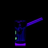 Glow in the dark Halloween handpipe MJ Arsenal Franken Bubbler 4.5" 