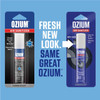 New package design for the Ozium Air Sanitizer Spray, Carbon Black, Travel Size