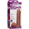 Doc Johnson's Vac-U-Lock Accessory, the 6 Inch UltraSKYN Cock, individually packaged.