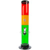 JM Enterprises 12" Straight Acrylic Rasta Bong