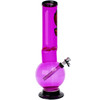 Side view of Headway Designs 12 inch acrylic bubble bong highlighting the twist ice catcher in the neck