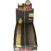 Opened display box containing 24 Raw Black 1 1/4 paper packs.
