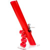 JM Enterprises 11" Skinny Angled Acrylic Bong with Finger Grip, Assorted Colors