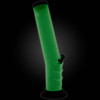 Glowing  JM Enterprises 12" Glow-in-the-Dark Bent Acrylic Bong 