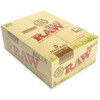 Raw Rolls Organic Hemp display box closed and sealed.