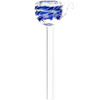9mm Banded Glass Slide Bowl – 3.25" Stem with Pull Handle, Assorted Colors