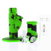 Aqua Silicone Waterpipe w/ Glass Showerhead