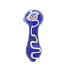 Back view of the blue Festivarian Pipe.