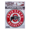 Ohio State Flocked Decal in packaging.