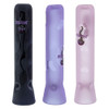 Jellyfish Glass Frosted Chillum in assorted colors.