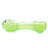  Liquid Filled Glass Freezer Pipe, Lime Green side image.