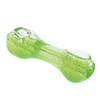  Liquid Filled Glass Freezer Pipe, Lime Green 