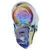 Chromatic Skull with UV Reactive Eye handpipe back view