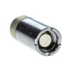 Pictured here is the 510 threading on the magnetic adapter. The adapter itself stands almost 1" tall, so the most aesthetic tank size to use with this device is a 0.5 mL.