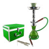Shisha Tech Junior Hookah with matching case in Green.