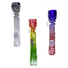 Jellyfish Glass "Chiroptera Fade" Frit Chillum, Assorted Colors