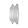 The ridges on this Glass Collar Insert match with the ring in Eyce's silicone products.