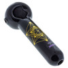 Jellyfish Glass Sacred Geometry Spoon Pipe