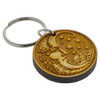 Etched Moon keychain handcrafted from 1/4" Baltic birch wood.