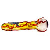 Side view of the glass eyeball pipe.