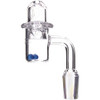 Stratus Dab Pearl Kit from the side, showing the banger, terp pearls, and vortex carb cap.