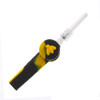 Included quartz straw turns the pipe into a nectar collector.