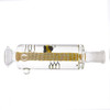 bee and honey comb glass nectar collector for dabs and dry herb bowl.
