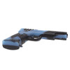 silicone hand gun 2 in 1 nectar collector for dabs and dry herb with quartz parts.