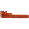 Wooden Hand Pipe with Wooden Inlay, Assorted Styles