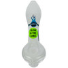Top view of this Glow Bonehead Pipe.