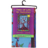 A packaged Tree of Life 3D Tapestry complete with hanger.