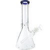 Blue 12" Heavy-Duty Beaker Bong side view
