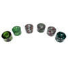 A large assortment of stoner skull 4 part grinders.