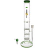 Side view of the 16" Cerberus water pipe with the bowl removed and set aside.