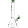 Dopezilla's 12 Inch Chimera Ice Bong at a quarter view.