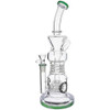 Flying Pig 12" Double Matrix Stemless Recycler, Green