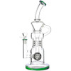 Flying Pig 12" Double Matrix Stemless Recycler, Green